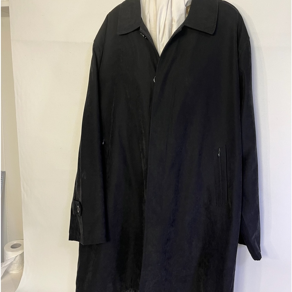 VINTAGE -GEORGIO ARMANI MENS LONG COAT sueded